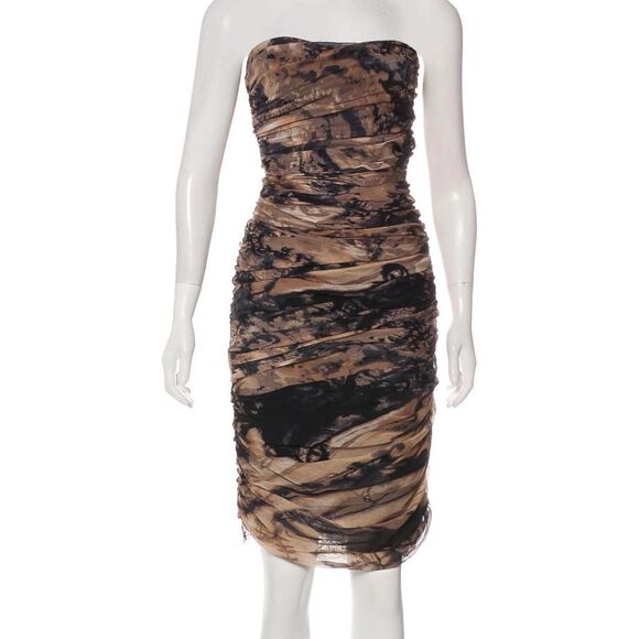 Diane Von Furstenberg Dresses & Skirts - Diane-von-Furstenberg Women's strapless Silk Dress L